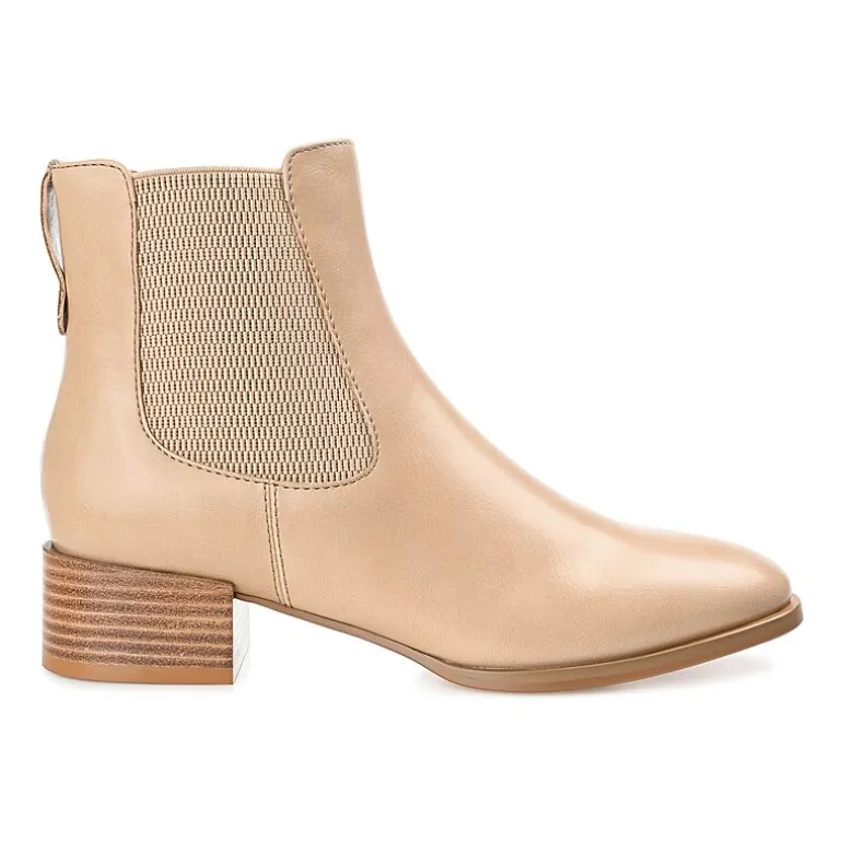 Journee Collection Womens Chayse Stacked Heel Booties