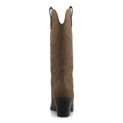 Journee Collection Womens Chantry Stacked Heel Dress Boots