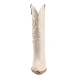Journee Collection Womens Chantry Stacked Heel Dress Boots