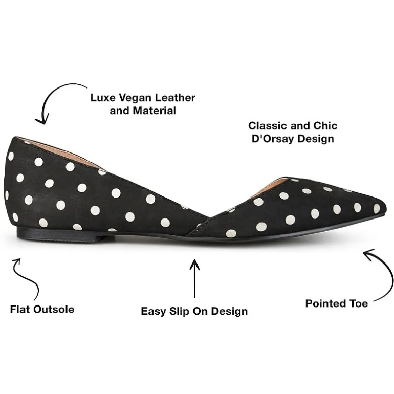 Journee Collection Womens Cortni D'Orsey Ballet Flats
