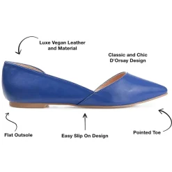 Journee Collection Womens Cortni D'Orsey Ballet Flats