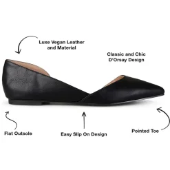Journee Collection Womens Cortni D'Orsey Ballet Flats