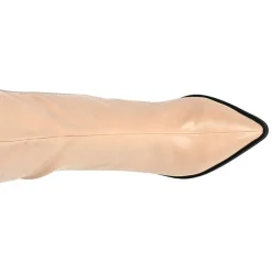 Journee Collection Womens Daria Wide Calf Stacked Heel Riding Boots