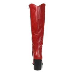 Journee Collection Womens Daria Wide Calf Stacked Heel Riding Boots