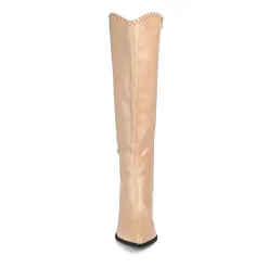 Journee Collection Womens Daria Wide Calf Stacked Heel Riding Boots