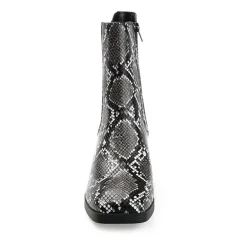 Journee Collection Womens Desree Stacked Heel Booties
