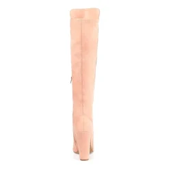 Journee Collection Womens Dominga Wide Calf Block Heel Riding Boots