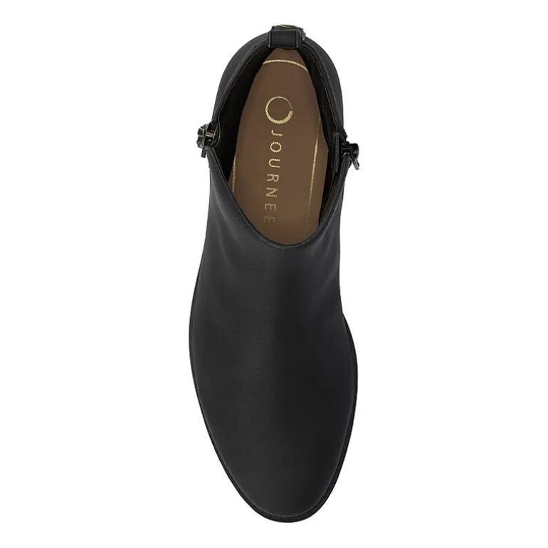 Journee Collection Womens Ellis Stacked Heel Booties