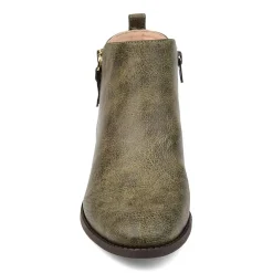Journee Collection Womens Ellis Stacked Heel Booties