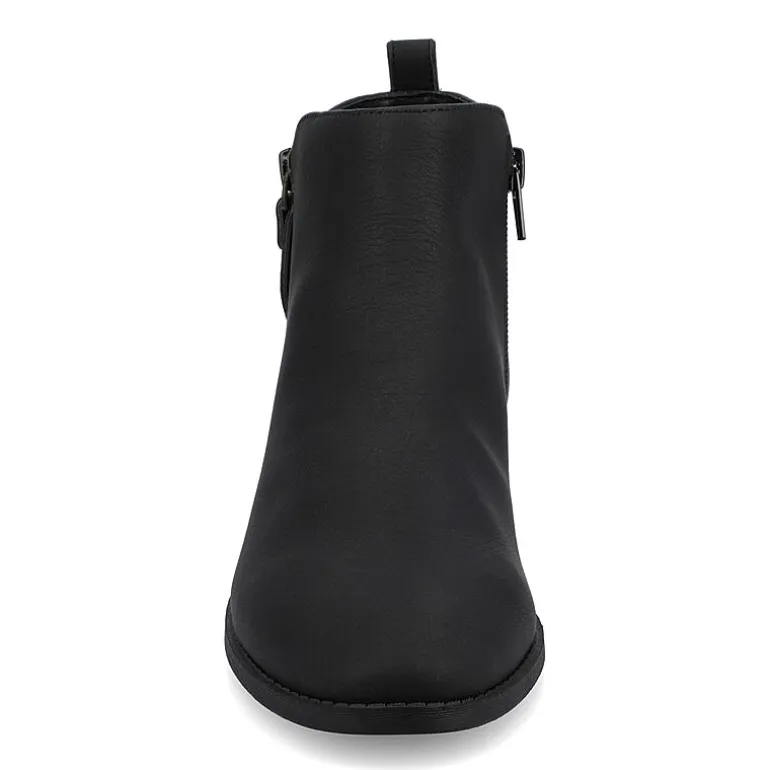 Journee Collection Womens Ellis Stacked Heel Booties