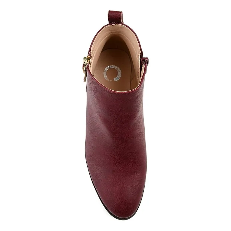 Journee Collection Womens Ellis Stacked Heel Booties