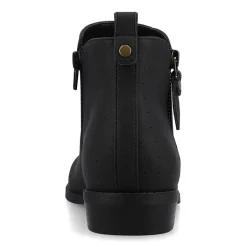 Journee Collection Womens Ellis Stacked Heel Booties