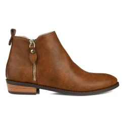 Journee Collection Womens Ellis Stacked Heel Booties