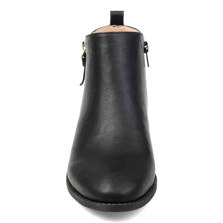 Journee Collection Womens Ellis Stacked Heel Booties