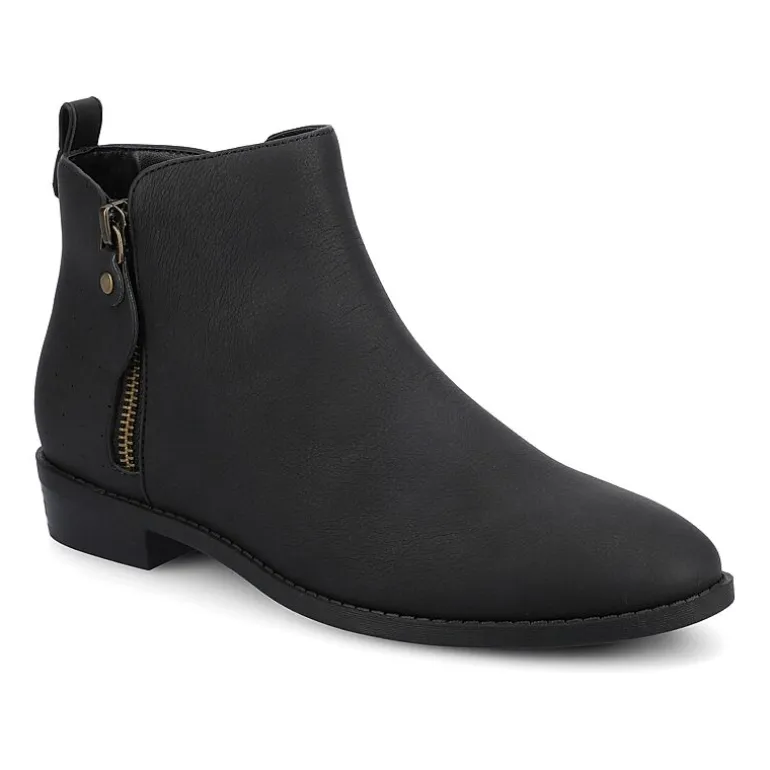 Journee Collection Womens Ellis Stacked Heel Booties