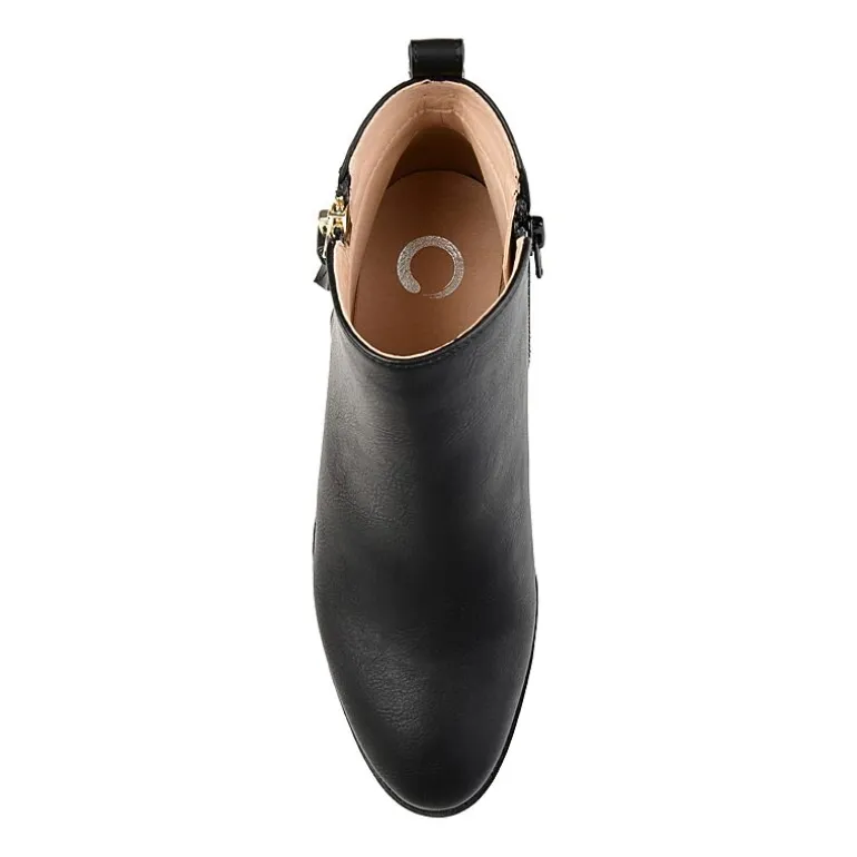 Journee Collection Womens Ellis Stacked Heel Booties