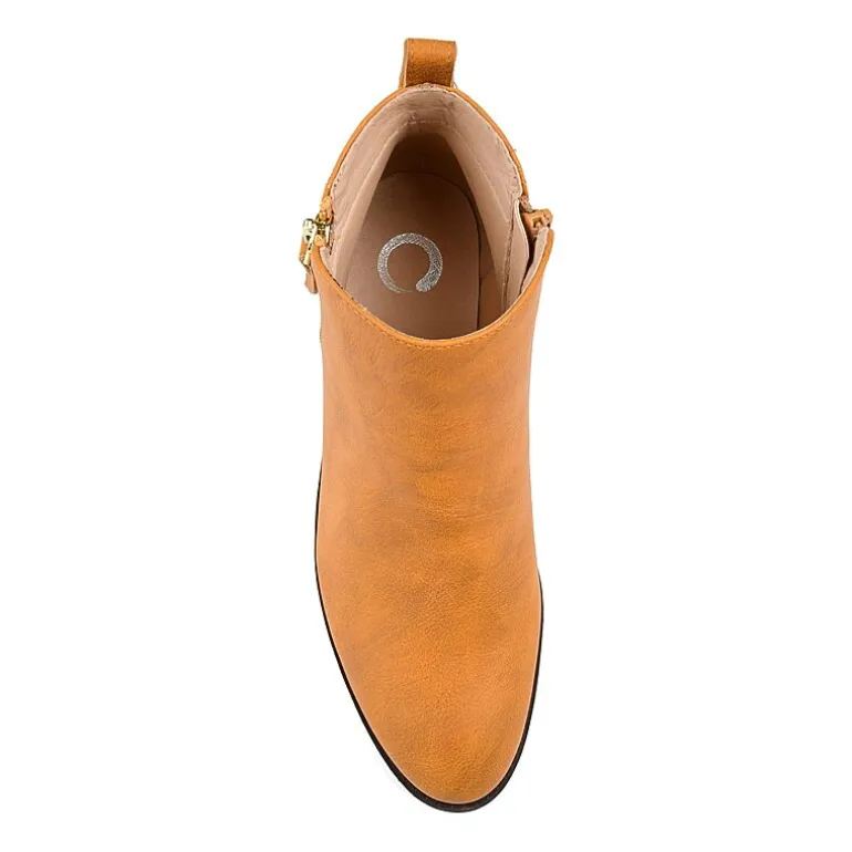 Journee Collection Womens Ellis Stacked Heel Booties