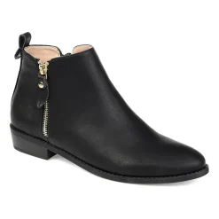 Journee Collection Womens Ellis Stacked Heel Booties