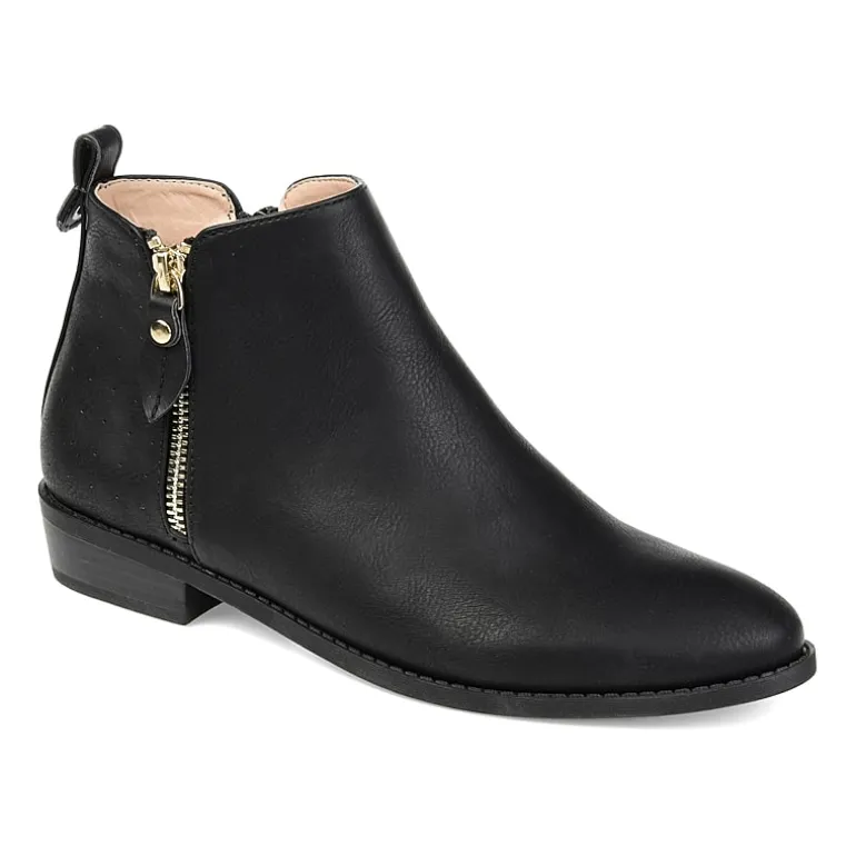 Journee Collection Womens Ellis Stacked Heel Booties