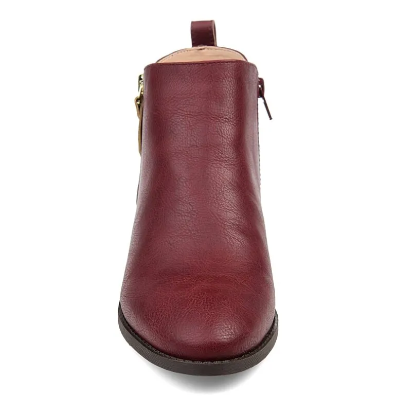 Journee Collection Womens Ellis Stacked Heel Booties