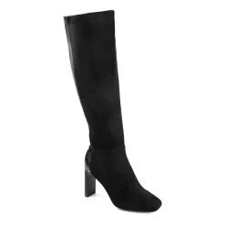 Journee Collection Womens Elisabeth Block Heel Dress Boots
