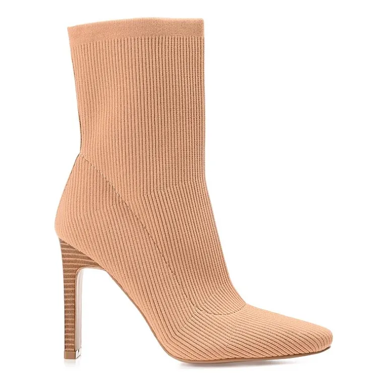 Journee Collection Womens Elissa Stacked Heel Booties
