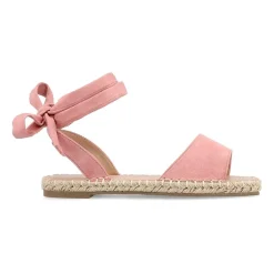 Journee Collection Womens Emelie Ankle Strap Flat Sandals