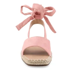 Journee Collection Womens Emelie Ankle Strap Flat Sandals