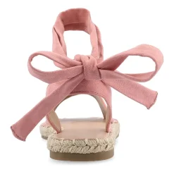 Journee Collection Womens Emelie Ankle Strap Flat Sandals