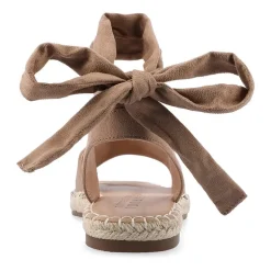 Journee Collection Womens Emelie Ankle Strap Flat Sandals