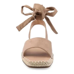 Journee Collection Womens Emelie Ankle Strap Flat Sandals