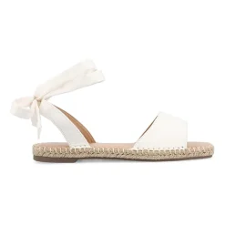 Journee Collection Womens Emelie Ankle Strap Flat Sandals