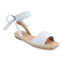 Journee Collection Womens Emelie Ankle Strap Flat Sandals