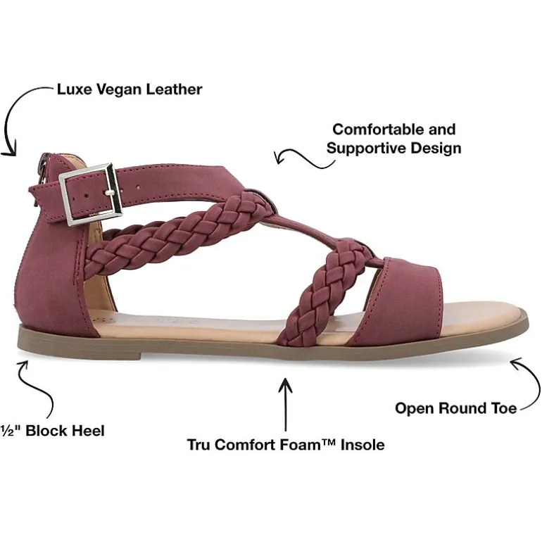 Journee Collection Womens Florence Flat Sandals