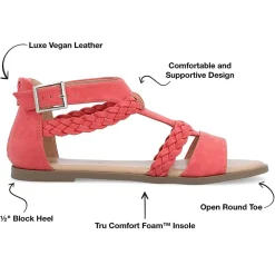 Journee Collection Womens Florence Flat Sandals
