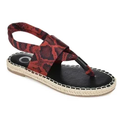 Journee Collection Womens Flin Flat Sandals