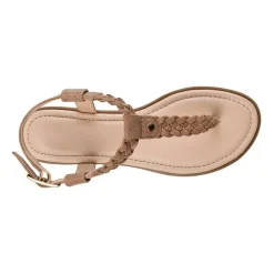 Journee Collection Womens Genevive Ankle Strap Flat Sandals
