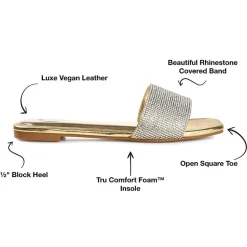 Journee Collection Womens Grayce Slide Sandals
