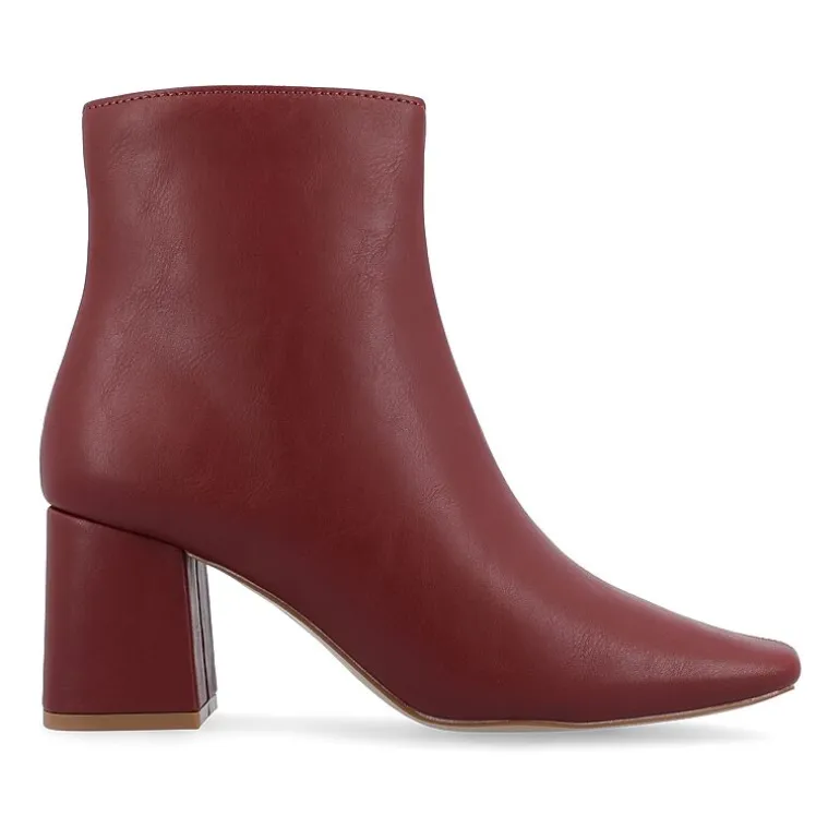 Journee Collection Womens Haylinn Block Heel Booties