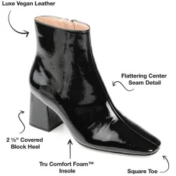 Journee Collection Womens Haylinn Block Heel Booties