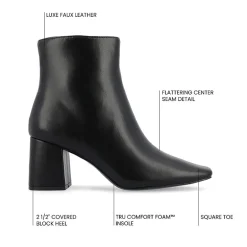Journee Collection Womens Haylinn Block Heel Booties