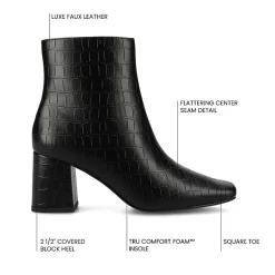 Journee Collection Womens Haylinn Block Heel Booties