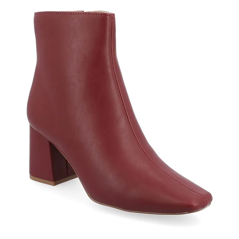 Journee Collection Womens Haylinn Block Heel Booties