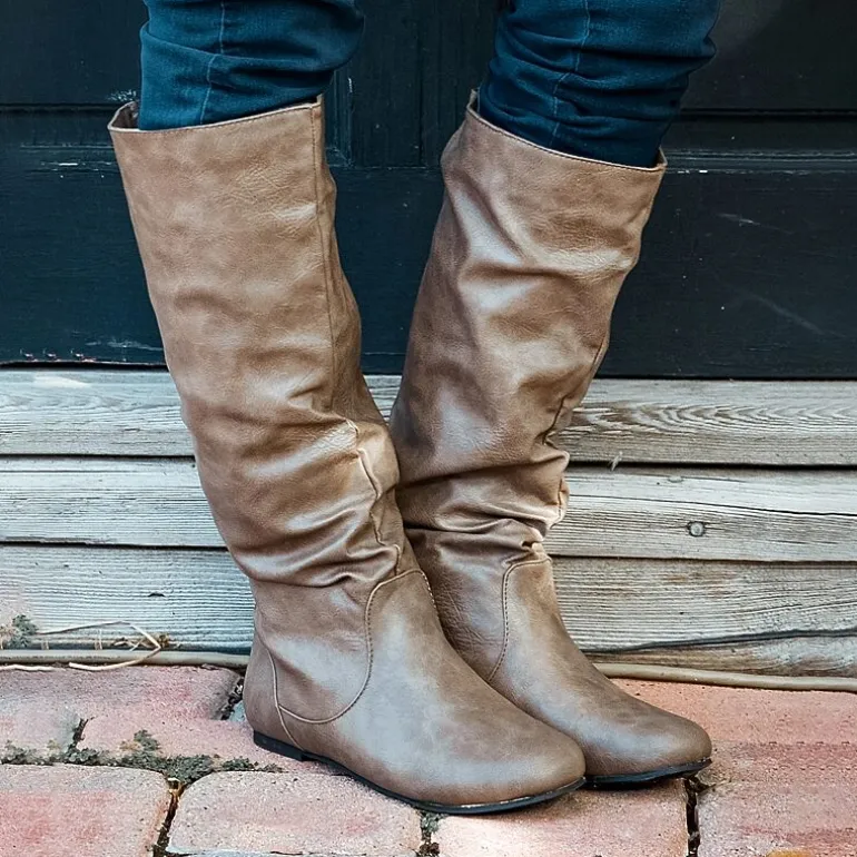Journee Collection Womens Jayne Slouch Boots