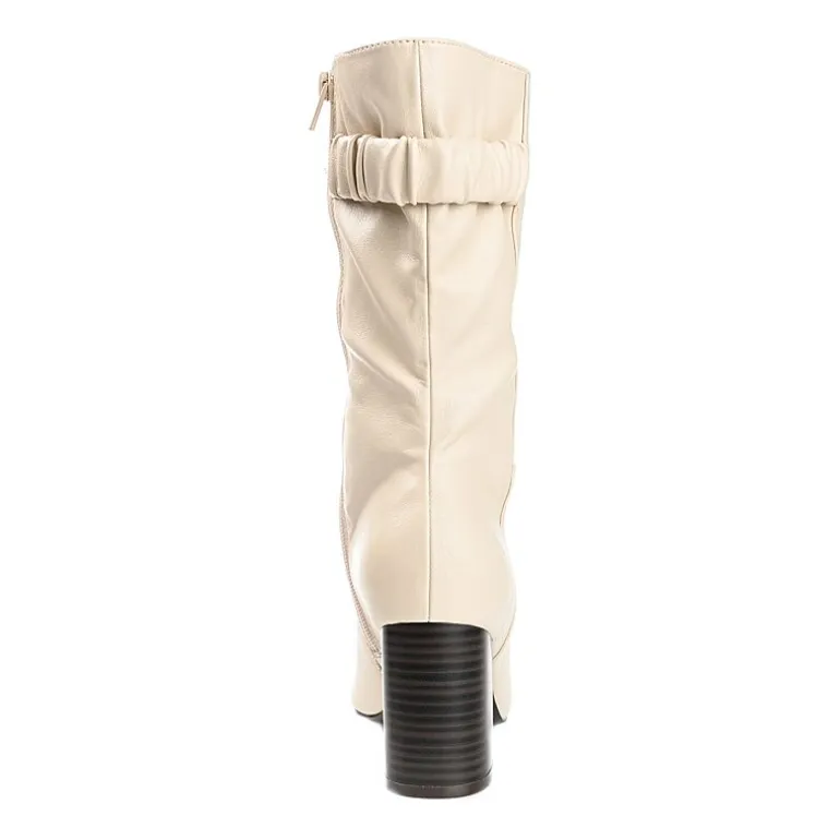 Journee Collection Womens Jc Wilo Stacked Heel Riding Boots