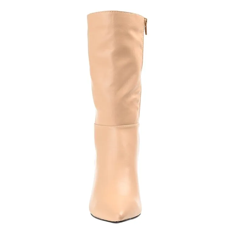 Journee Collection Womens Jc Wilo Stacked Heel Riding Boots