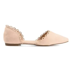 Journee Collection Womens Jezlin Slip-on Pointed Toe Ballet Flats