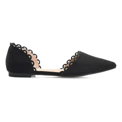 Journee Collection Womens Jezlin Slip-on Pointed Toe Ballet Flats