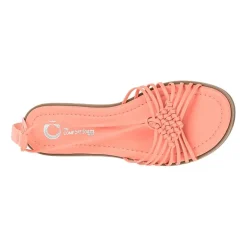 Journee Collection Womens Jess Strap Sandals