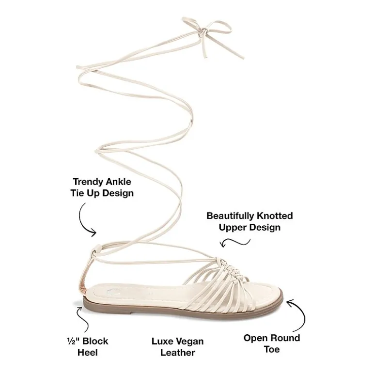 Journee Collection Womens Jess Strap Sandals